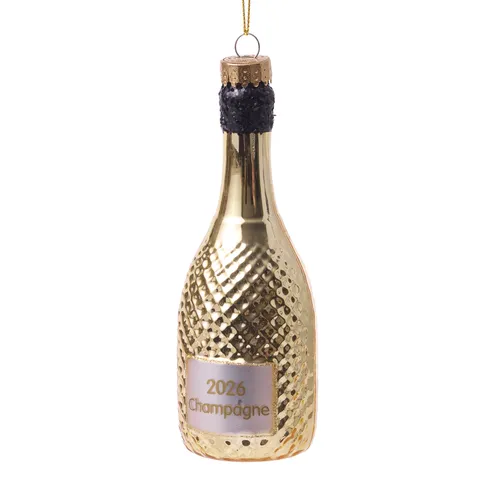 Sur La Table Champagne Bottle 2026 Ornament