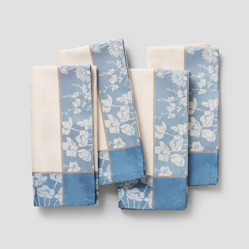 Sur la table Fresia Jacquard Napkins, Set of 4