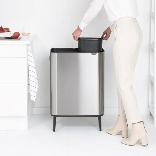 Brabantia Bo Touch Top Hi Can, 2 x 30 L