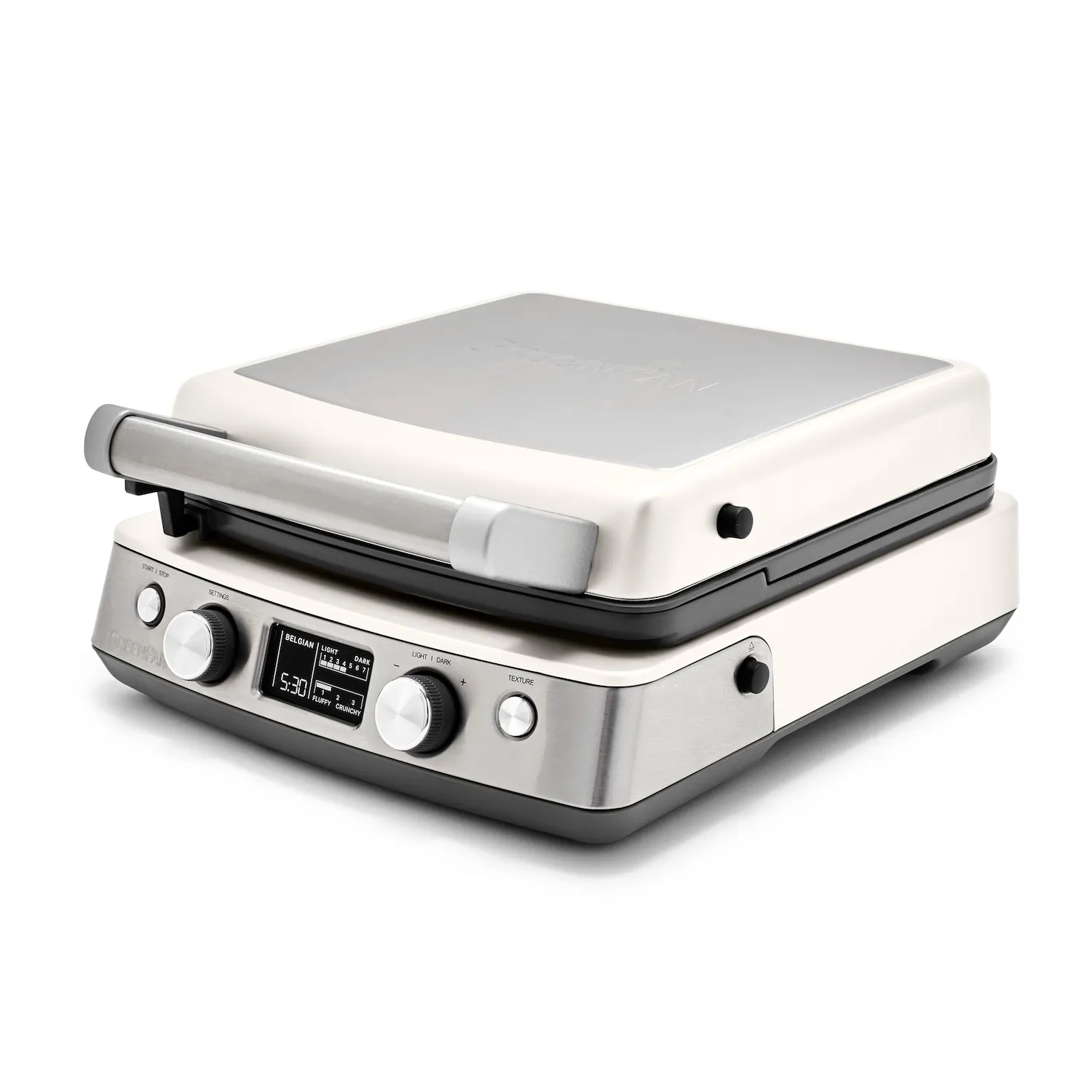 GreenPan 4-Square Waffle Maker with Removable Plates