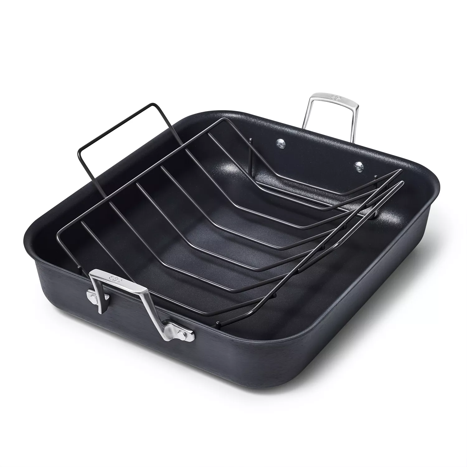 Calphalon Premier Hard-Anodized Nonstick 16in Roasting Pan with Rack