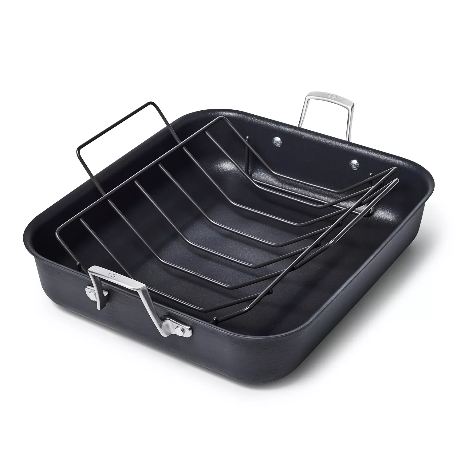 Calphalon Premier 16 MineralShield Non-Stick Roasting Pan with Rack +  Reviews