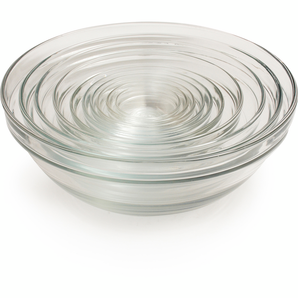 Multipurpose clear stackable bowls