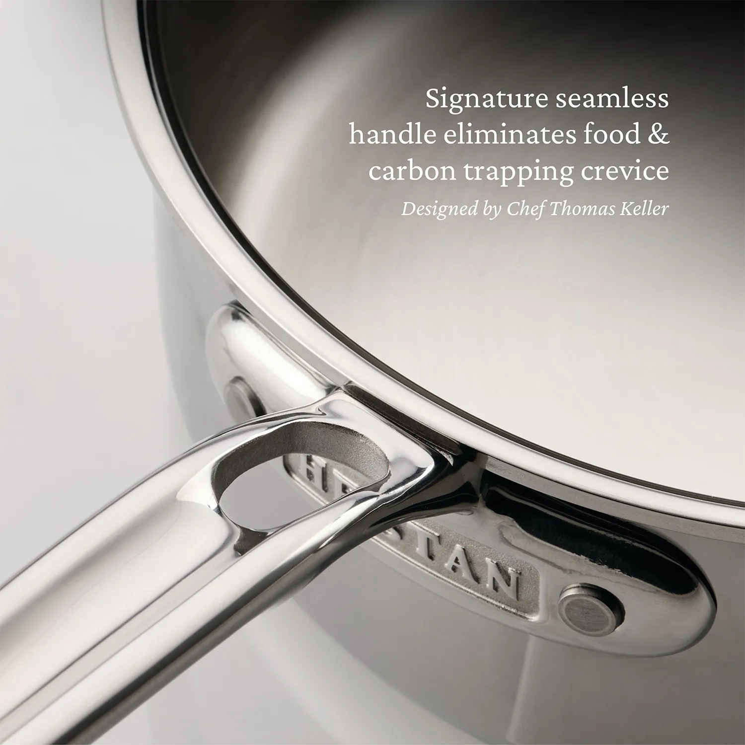 Hestan ProBond Luxe Stainless Steel Saucepan with Lid