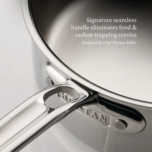 Hestan ProBond Luxe Stainless Steel Saucepan with Lid