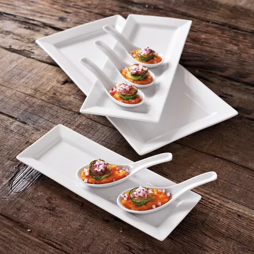 Sur La Table Porcelain Platters, Set of 3