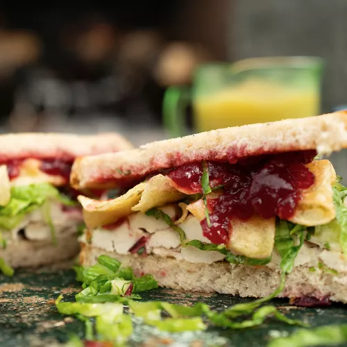 The Ultimate Day-After Turkey Sandwich with Gravy Mayo