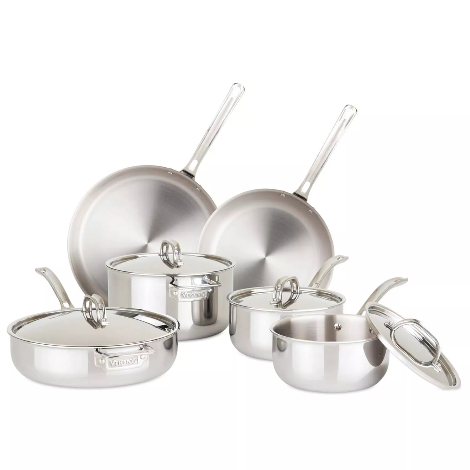 Viking Professional 5ply Stainless Steel 10-Piece Cookware Set, Sur La  Table