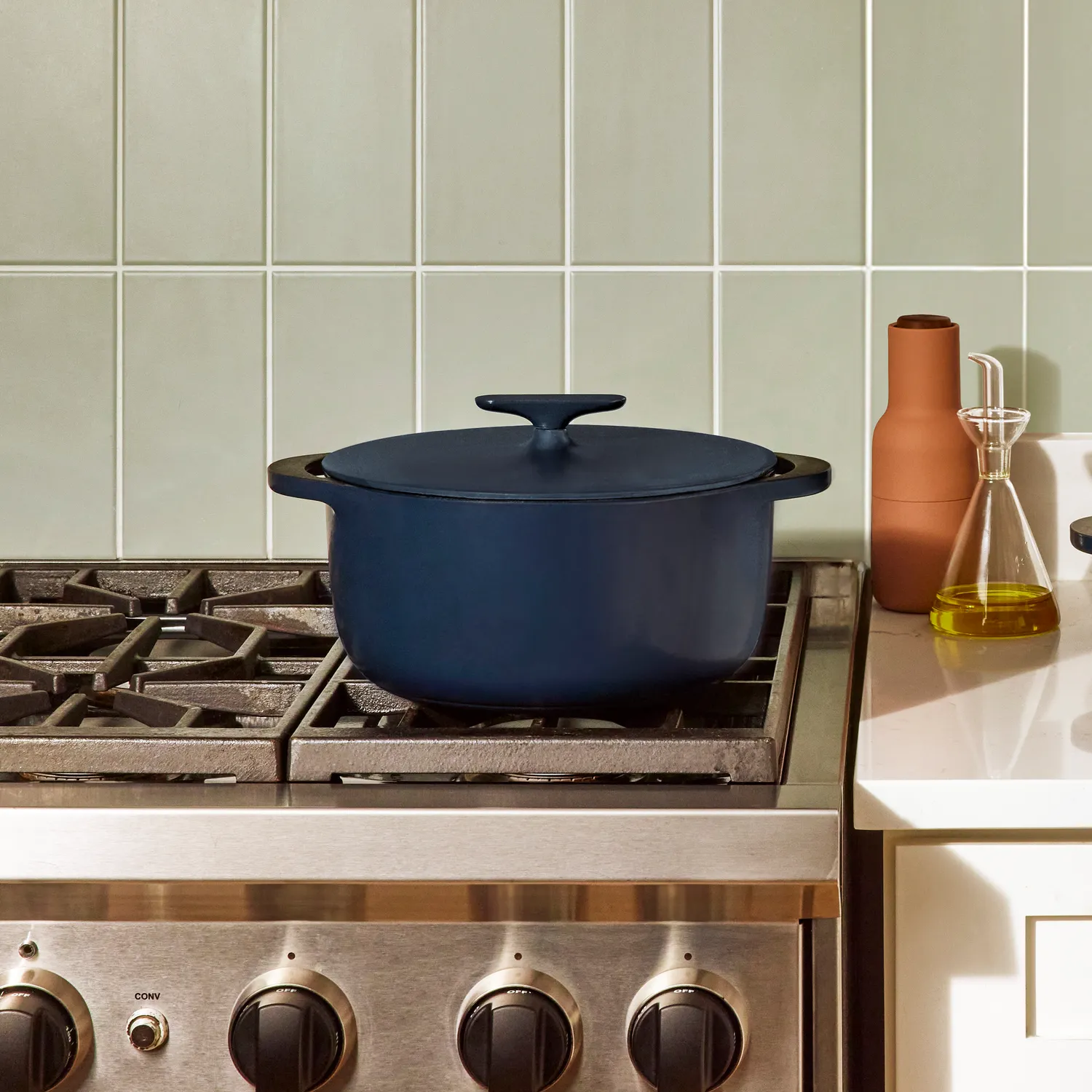 Caraway Enameled Cast Iron Round Dutch Oven, 6.5 qt. 