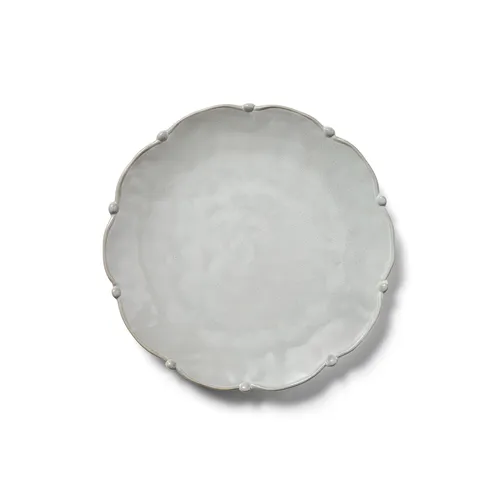 Sur La Table Gray Scallop Salad Plate
