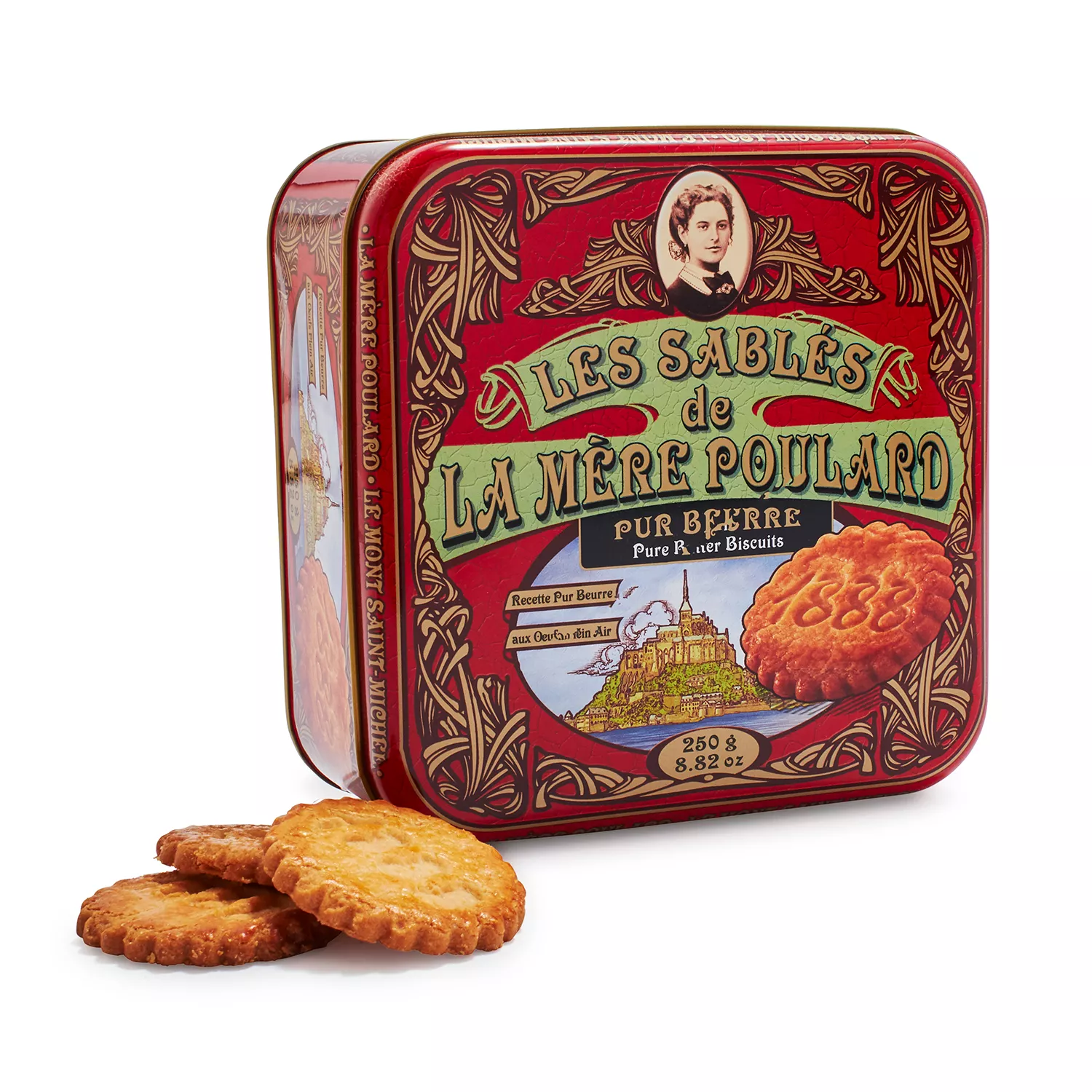 La M&#232;re Poulard Shortbread Cookie Tin