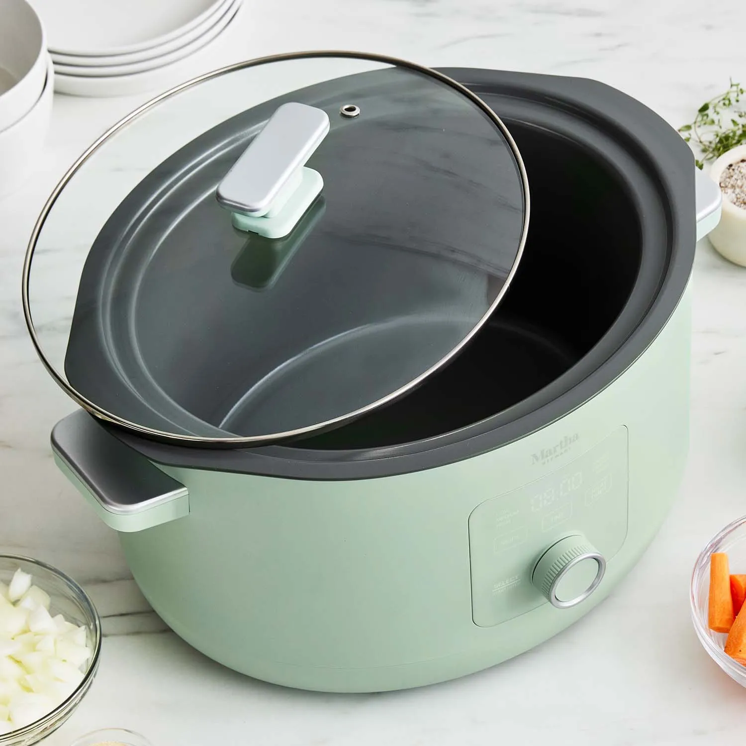 Martha Stewart by GreenPan Slow Cooker, 8qt.