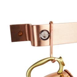 Enclume Brushed Copper Easy-Mount Wall Racks