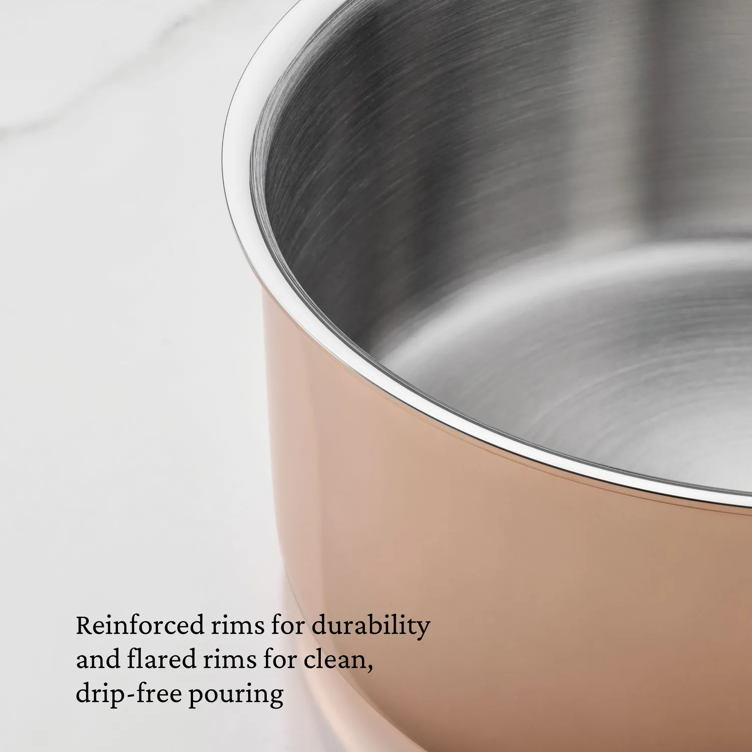 Hestan CopperBond Aura Butter Warmer, 0.75qt.