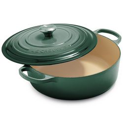 Le Creuset Round Wide Dutch Oven, 6.75 qt. Ordered wide round by accident but love it