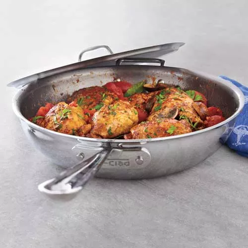 Balsamic-Braised Chicken with Tuscan Kale