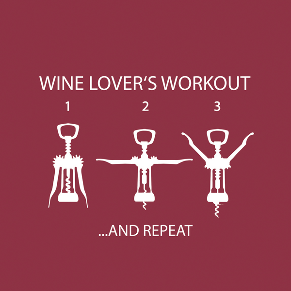 Wine Lover&#8217;s Workout Paper Cocktail Napkins