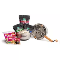 Whirly Pop Sweet & Salty Stainless Steel Whirley Pop Set with Stainless Bowl