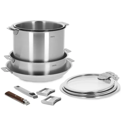 Cristel Strate 11-Piece Cookware Set