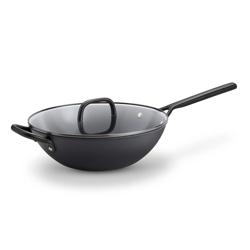 Zwilling Milano Ceramic Nonstick Wok with Lid, 12"