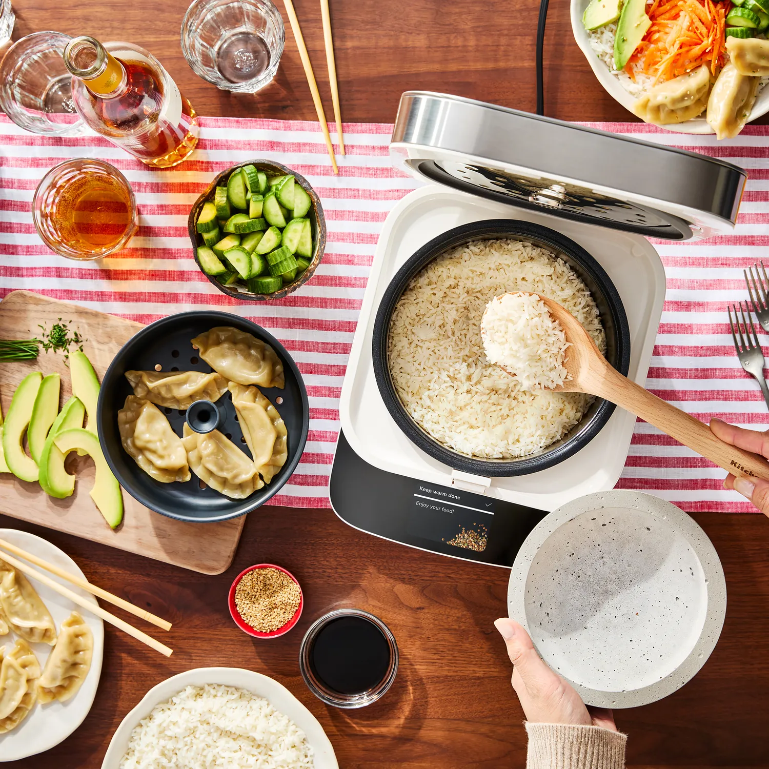 KitchenAid 8 Cup Compact Grain and Rice Cooker 