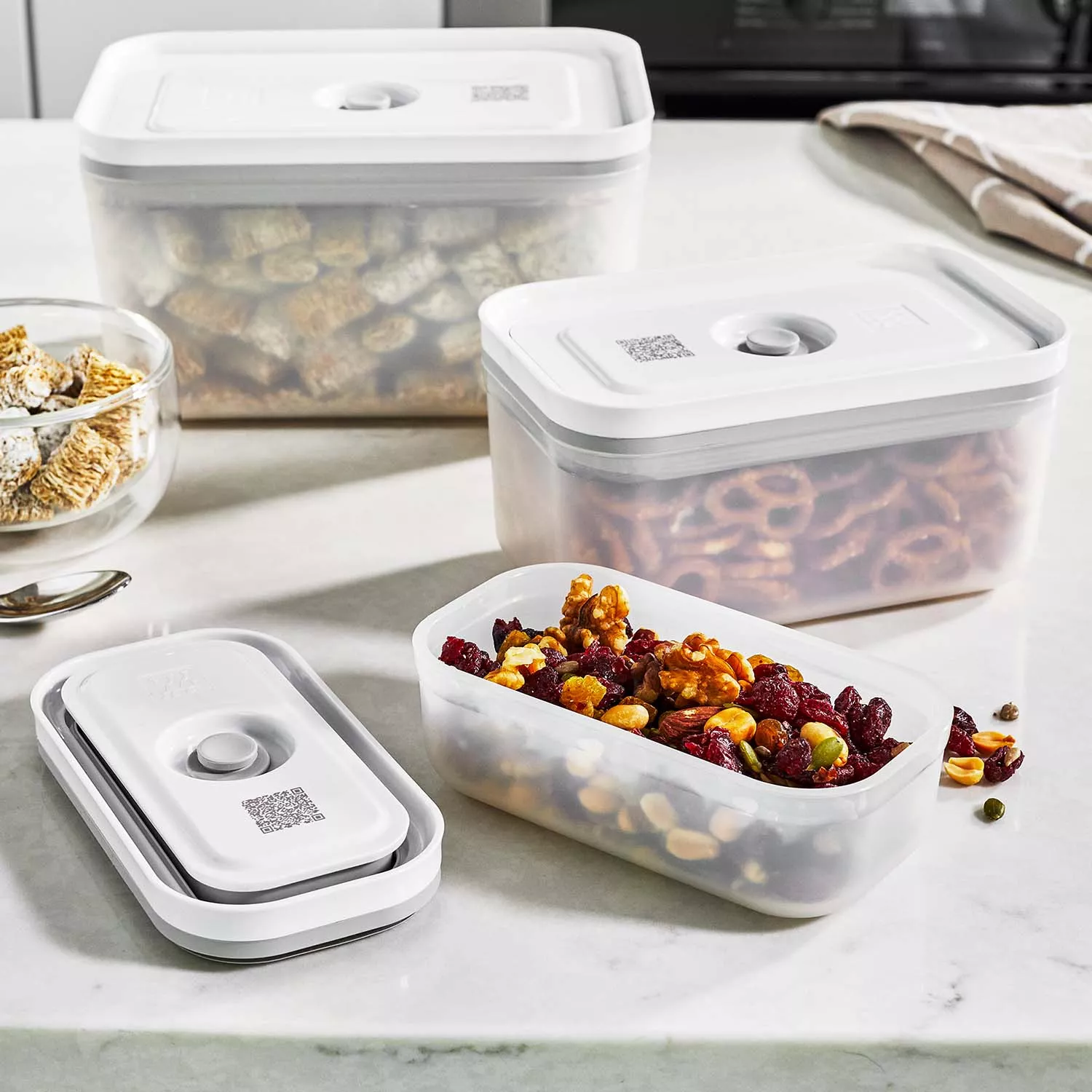 Zwilling Fresh & Save Plastic Vacuum Container Set, Set of 3