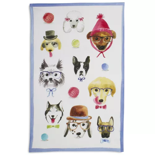 Sur La Table Dog Kitchen Towel