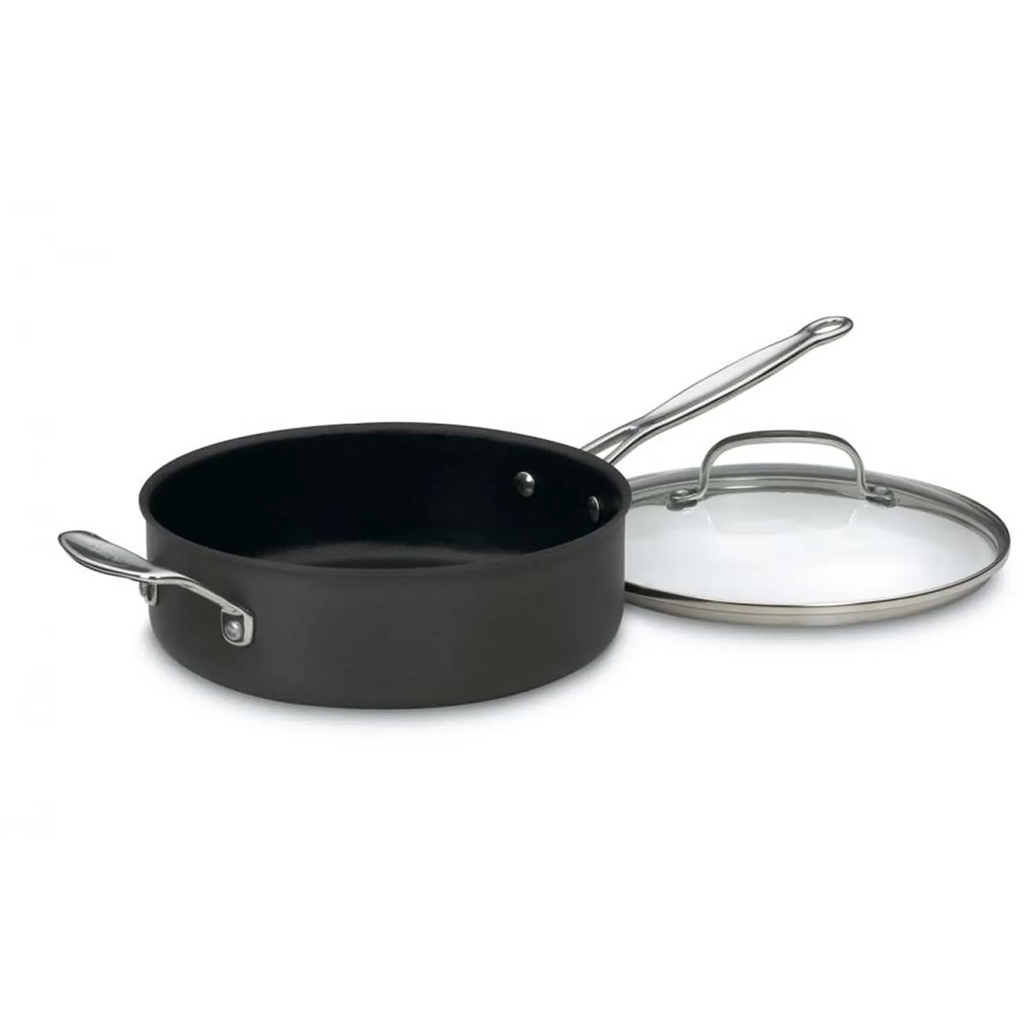 Cuisinart Chef's Classic Hard Anodized Ceramic Nonstick Sauté Pan, 3.5qt.
