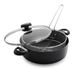 Scanpan ES5 Braiser with Lid and Fry Basket