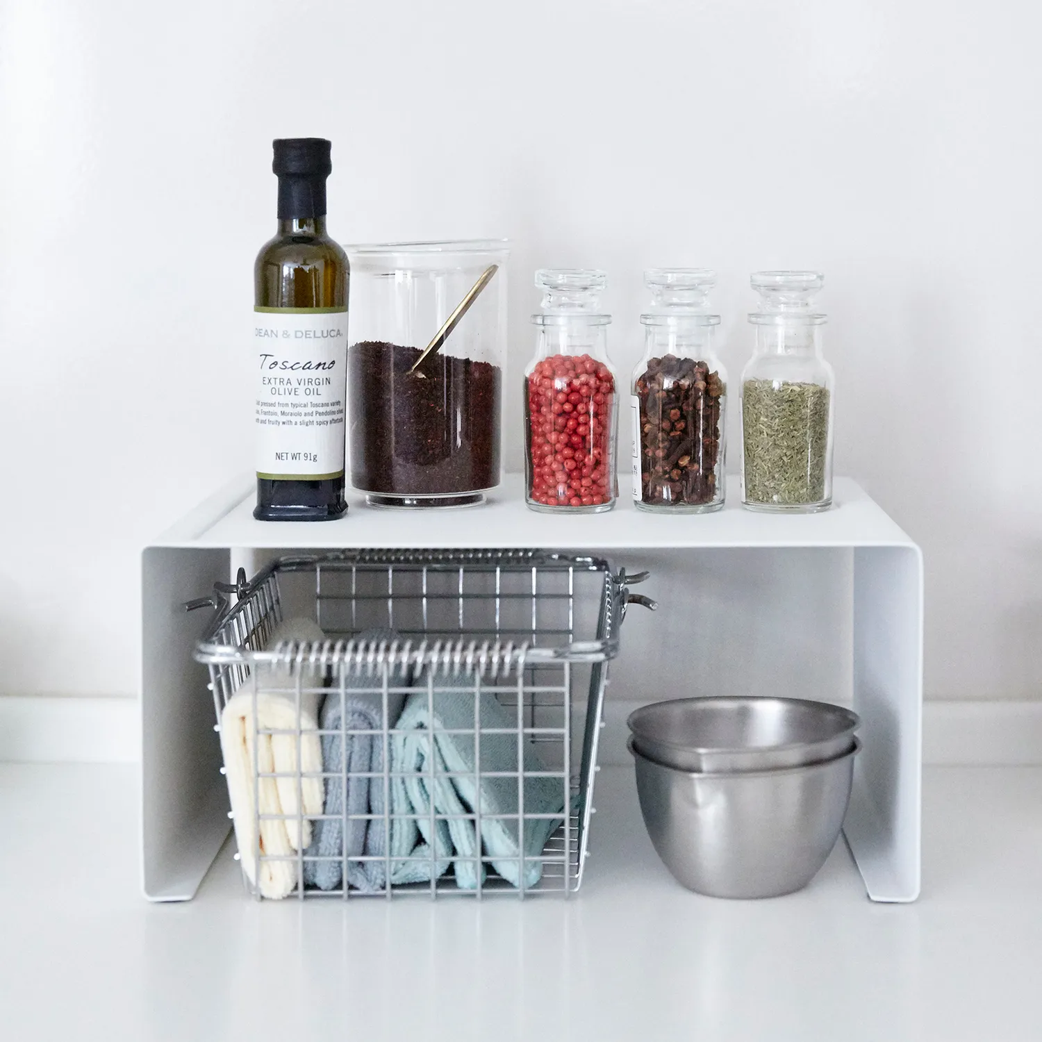 Yamazaki Tower Steel Stackable Countertop Shelf