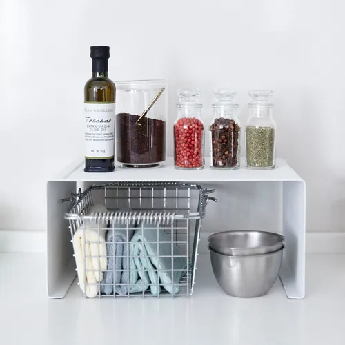 Yamazaki Tower Steel Stackable Countertop Shelf