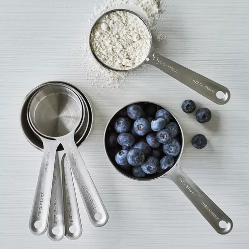 Sur La Table Stainless Steel Measuring Cups, Set of 6