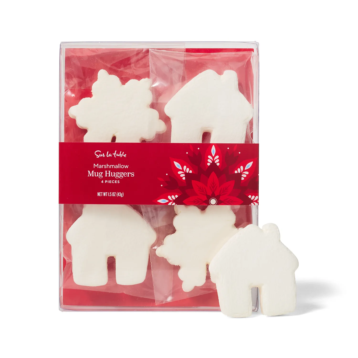 Sur La Table Figural Marshmallow Mug Huggers, Set of 4