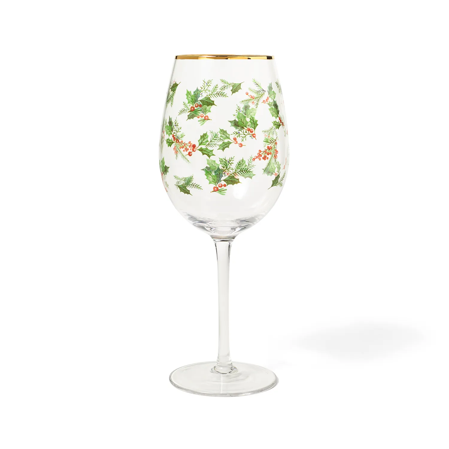Sur La Table Holly Wine Glass