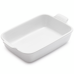 Le Creuset Heritage Baker, 10.25" x 7.5", White 