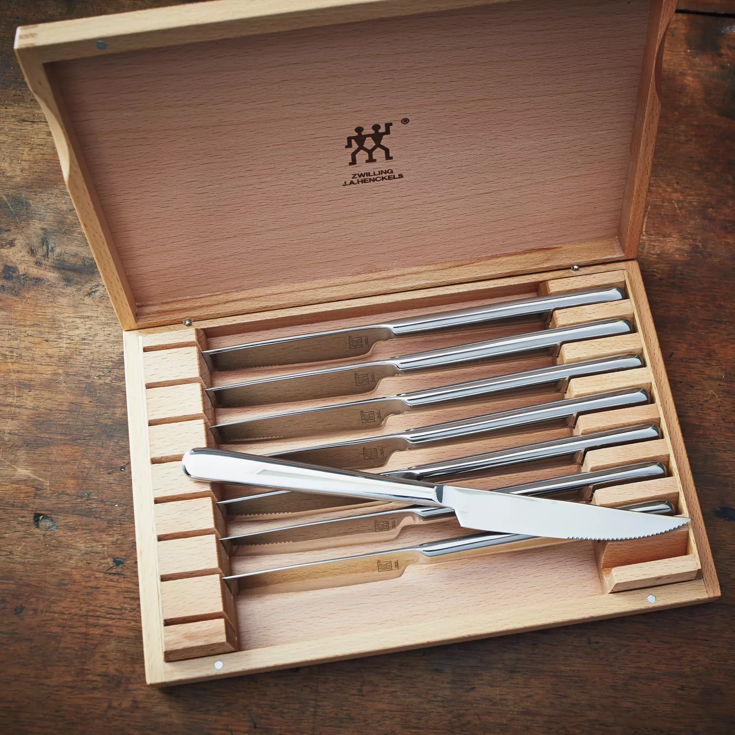 Zwilling J.A. Henckels Steak Knives with Box, Set of 8