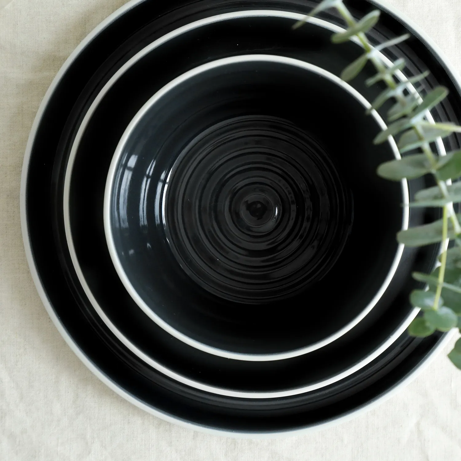 Stone Lain Elica Stoneware 12-Piece Dinnerware Set