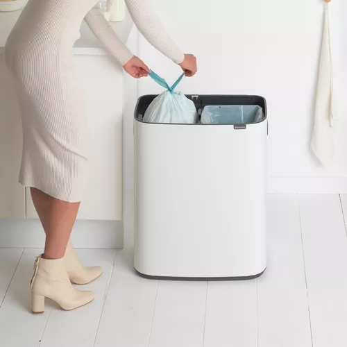 Brabantia Bo Touch Top Can, 2 x 30 L
