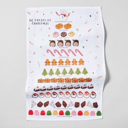Sur La Table Twelve Days of Sweets Kitchen Towel
