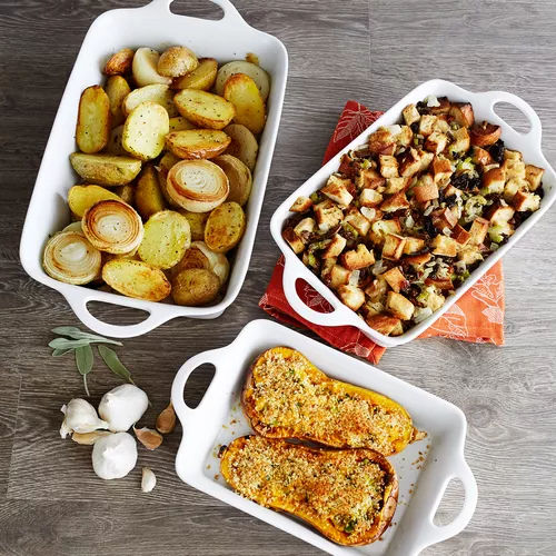 Sur La Table Porcelain 2-Piece Rectangular Baker Set