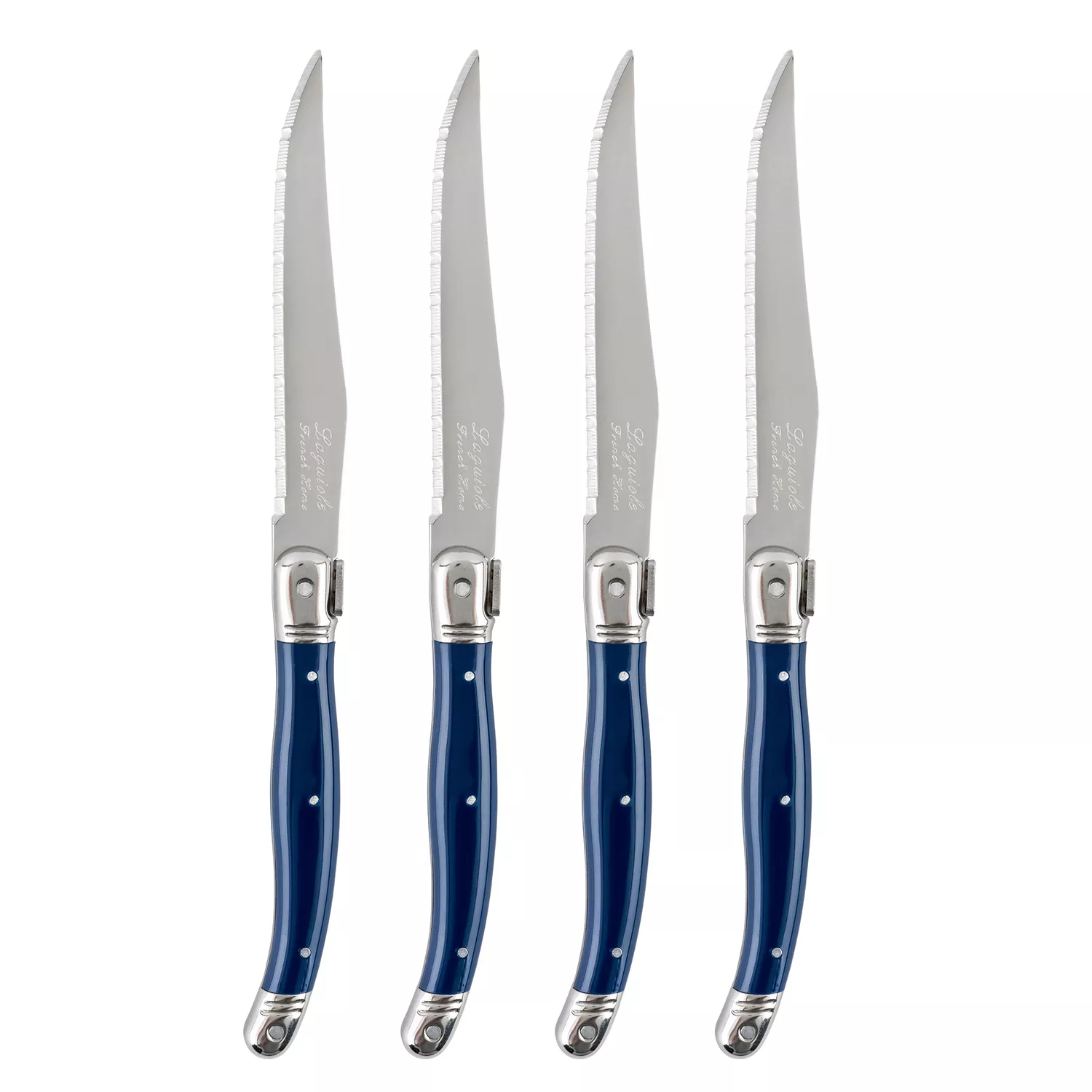 French Home Set of 4 Laguiole Neutral Tones Steak Knives – frenchhome