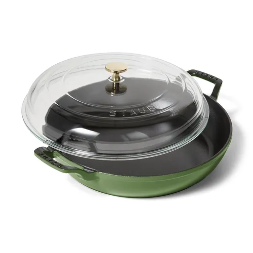 Staub Heritage All-Day Pan with Domed Glass Lid, 3.5 qt.