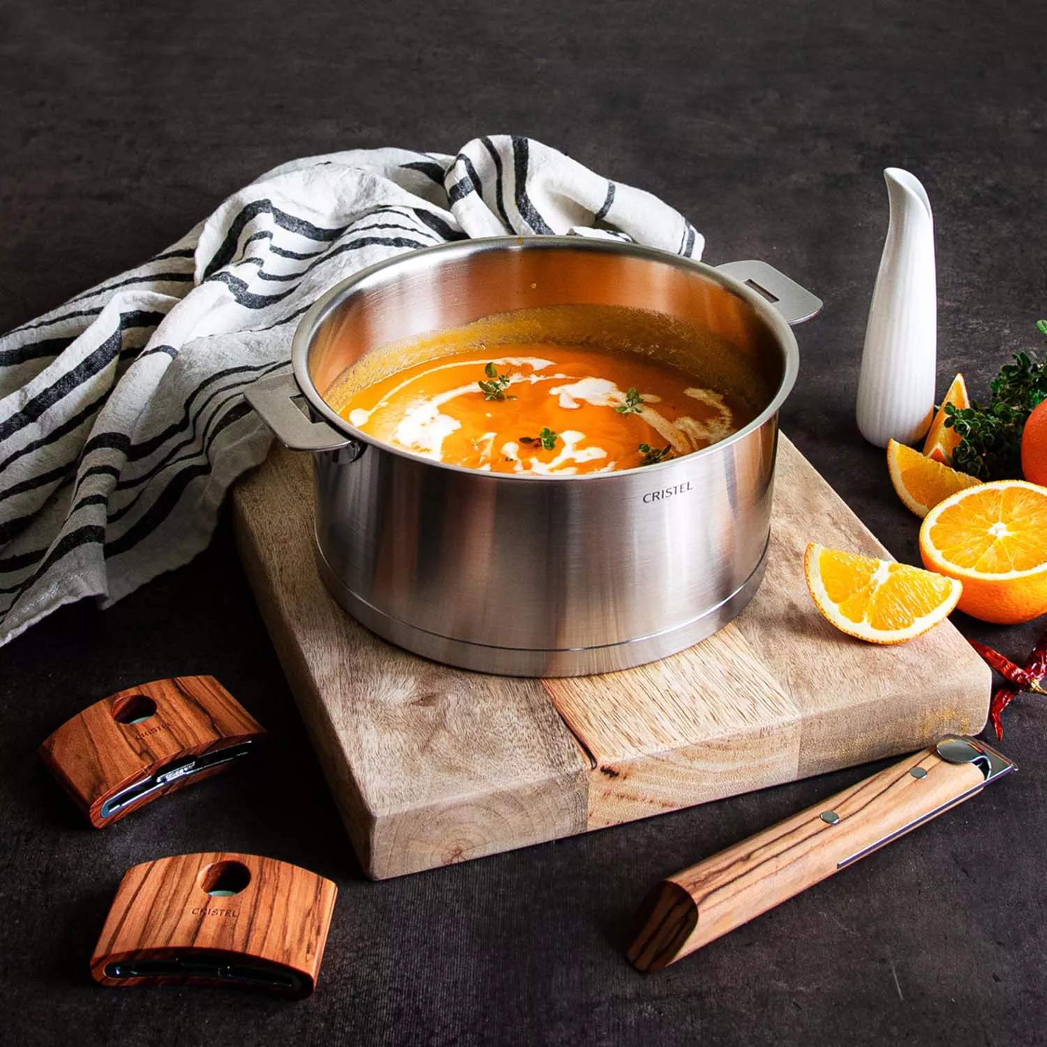 Cristel Strate 11-Piece Cookware Set