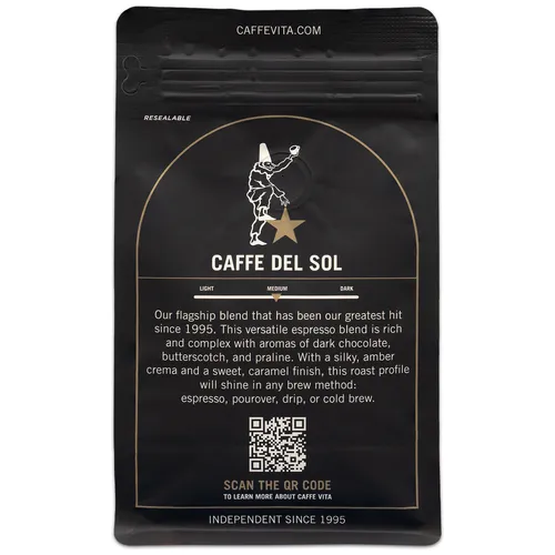 Caffe Vita Caffe Del Sol Medium Roast Espresso