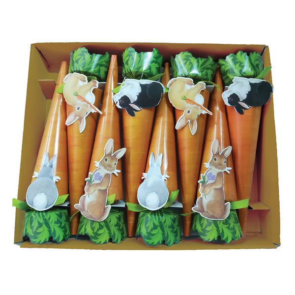 Caspari Bunnies and Carrots Crackers