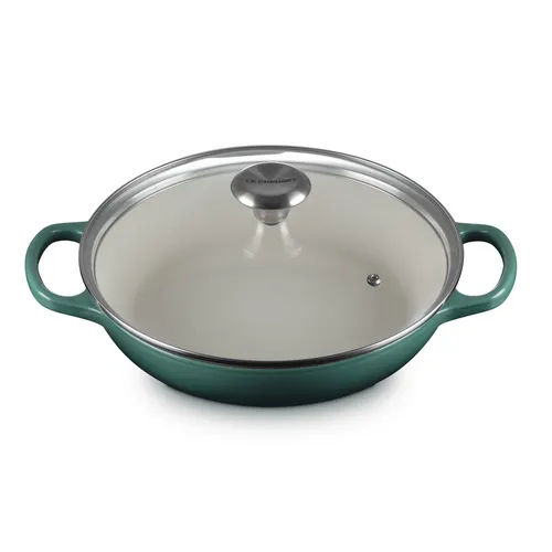 Le Creuset Signature Braiser with Glass Lid, 2.25 qt.