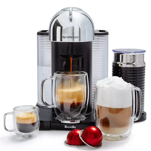 Nespresso VertuoLine by Breville with Aeroccino3 Frother, Chrome