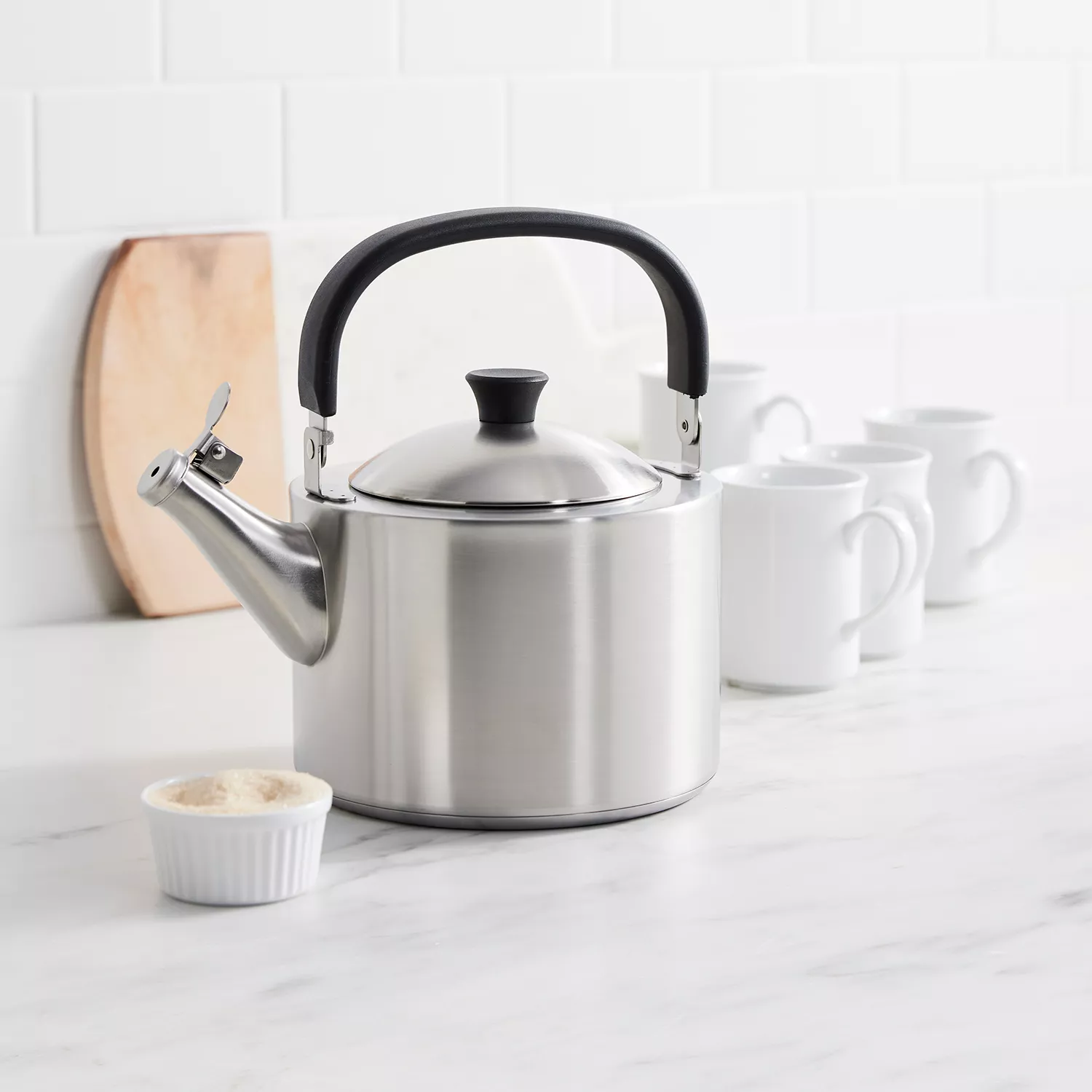 The London Sip 5-Cups Stainless Steel Kettle with Beverage