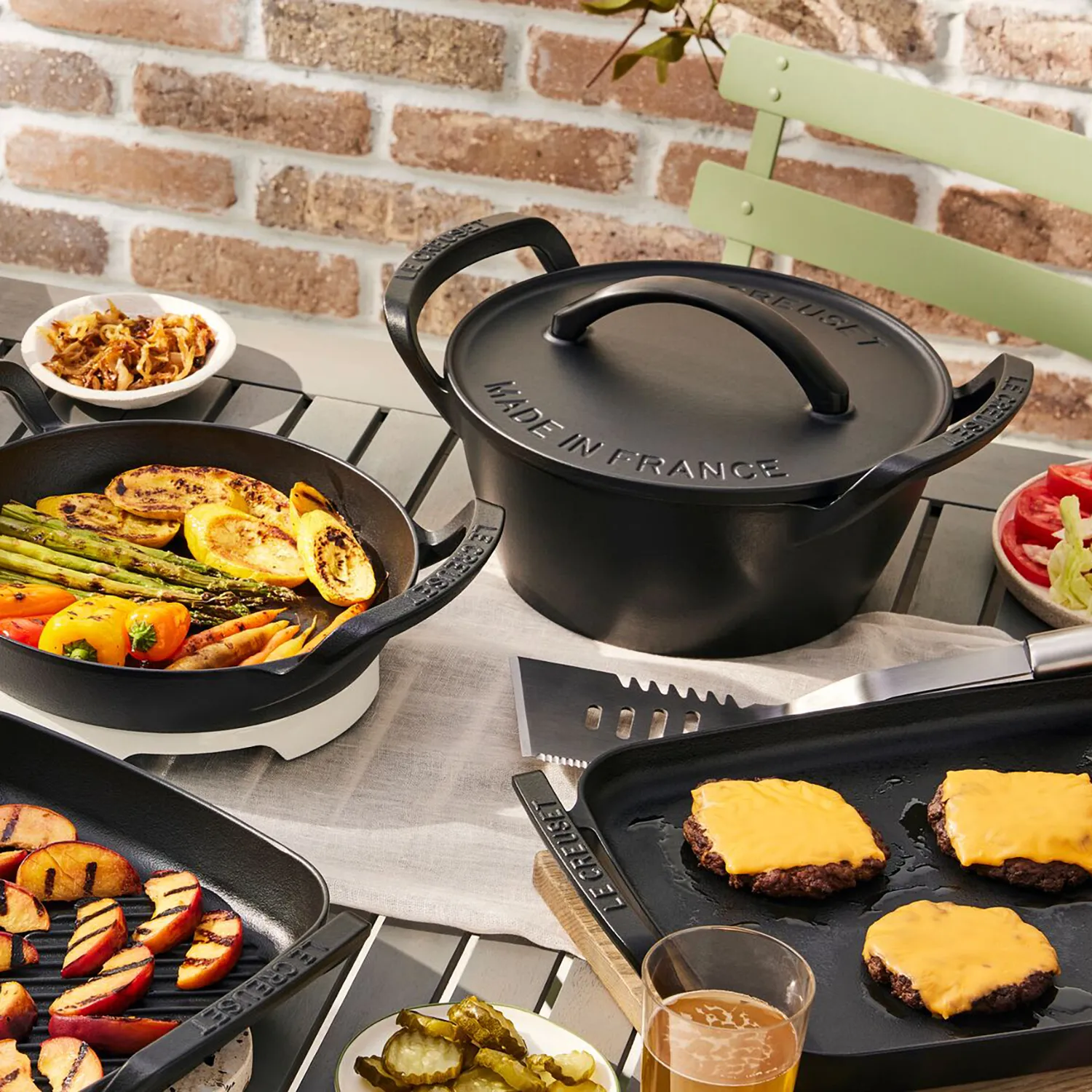 Le Creuset Alpine Outdoor Rectangular Griddle, 15.75"