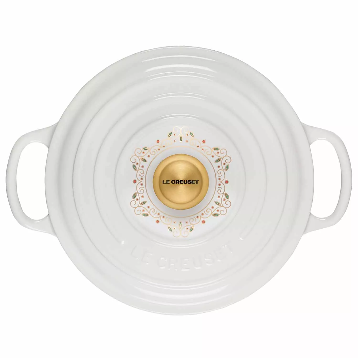 Le Creuset Noël Enameled Cast Iron Signature Round Dutch Oven. 3.5 qt. 